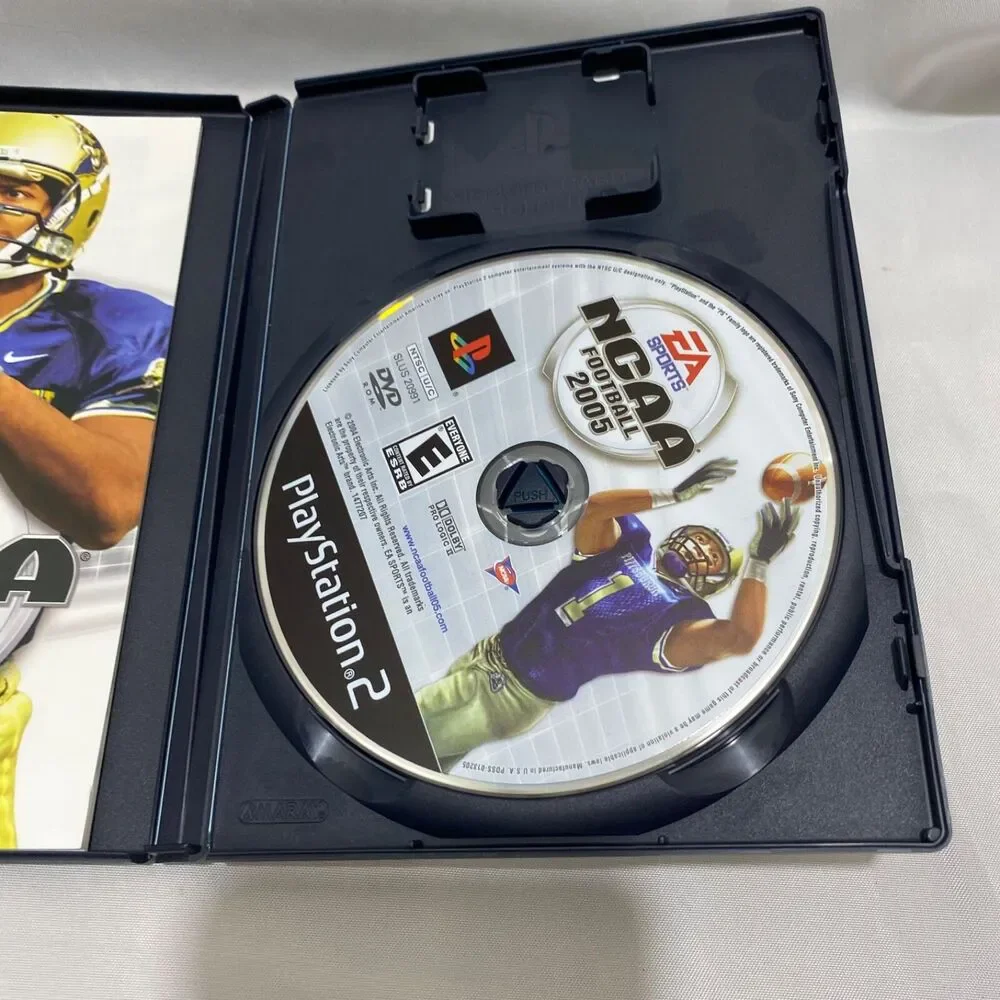 NCAA Football 2005 For Playstation 2 With Case and Manual PS2